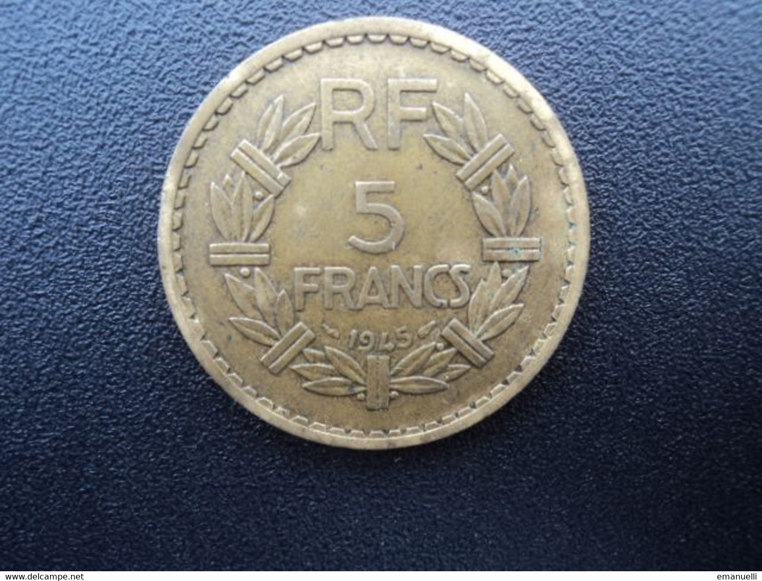 FRANCE : 5 FRANCS  1945  F.337 / G.761a / KM 888a2   TTB - 5 Francs