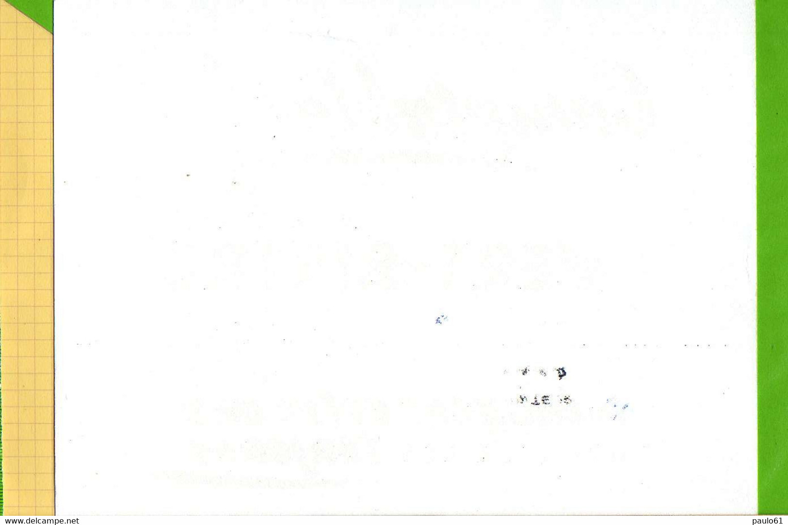 BUVARD &amp; Blotting Paper :  Comptables Les Registres Vert Bistre ETERNA - Stationeries (flat Articles)