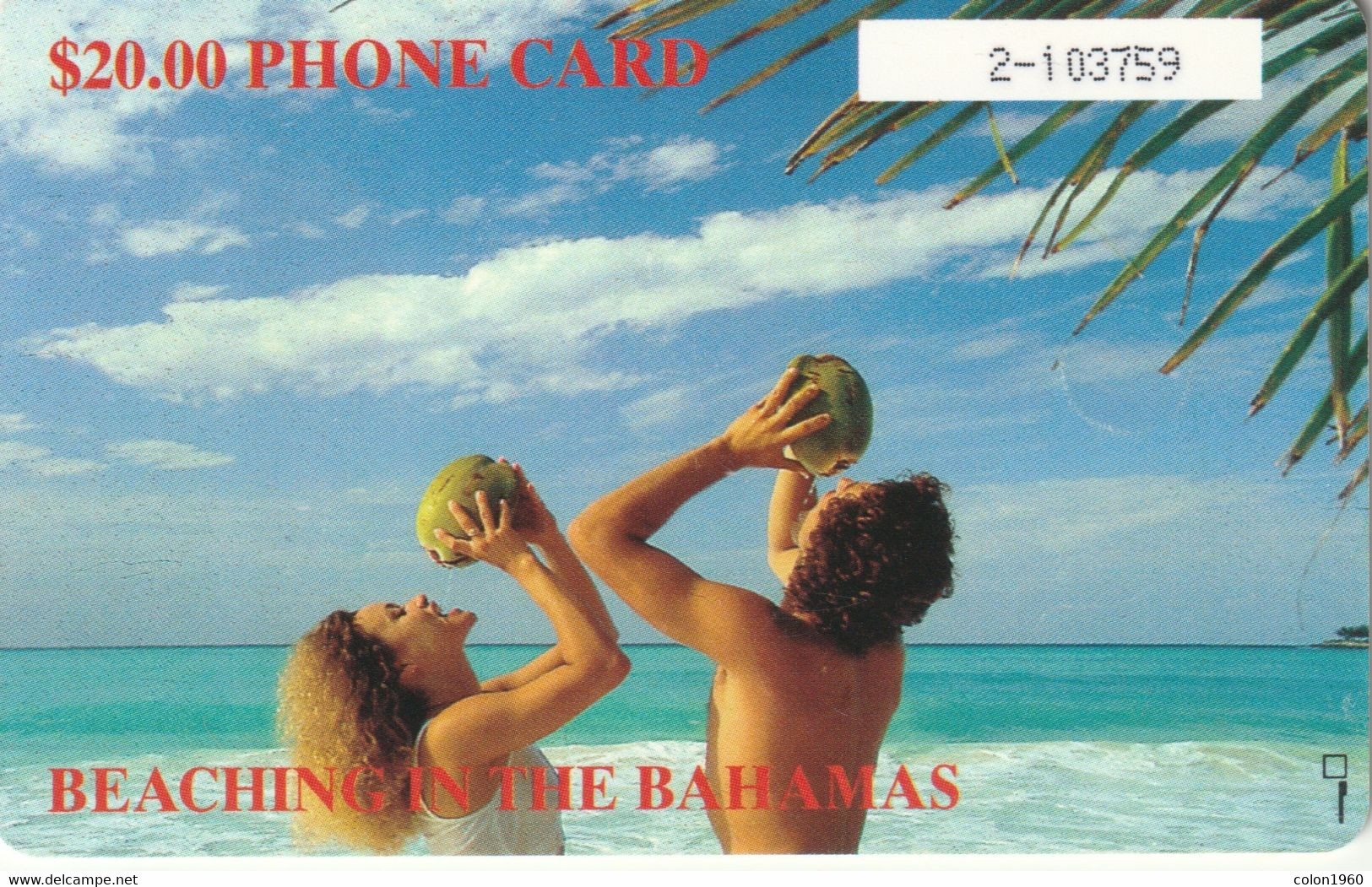 BAHAMAS. BS-BAT-0007D. Beaching. 1994. (003) - Bahama's