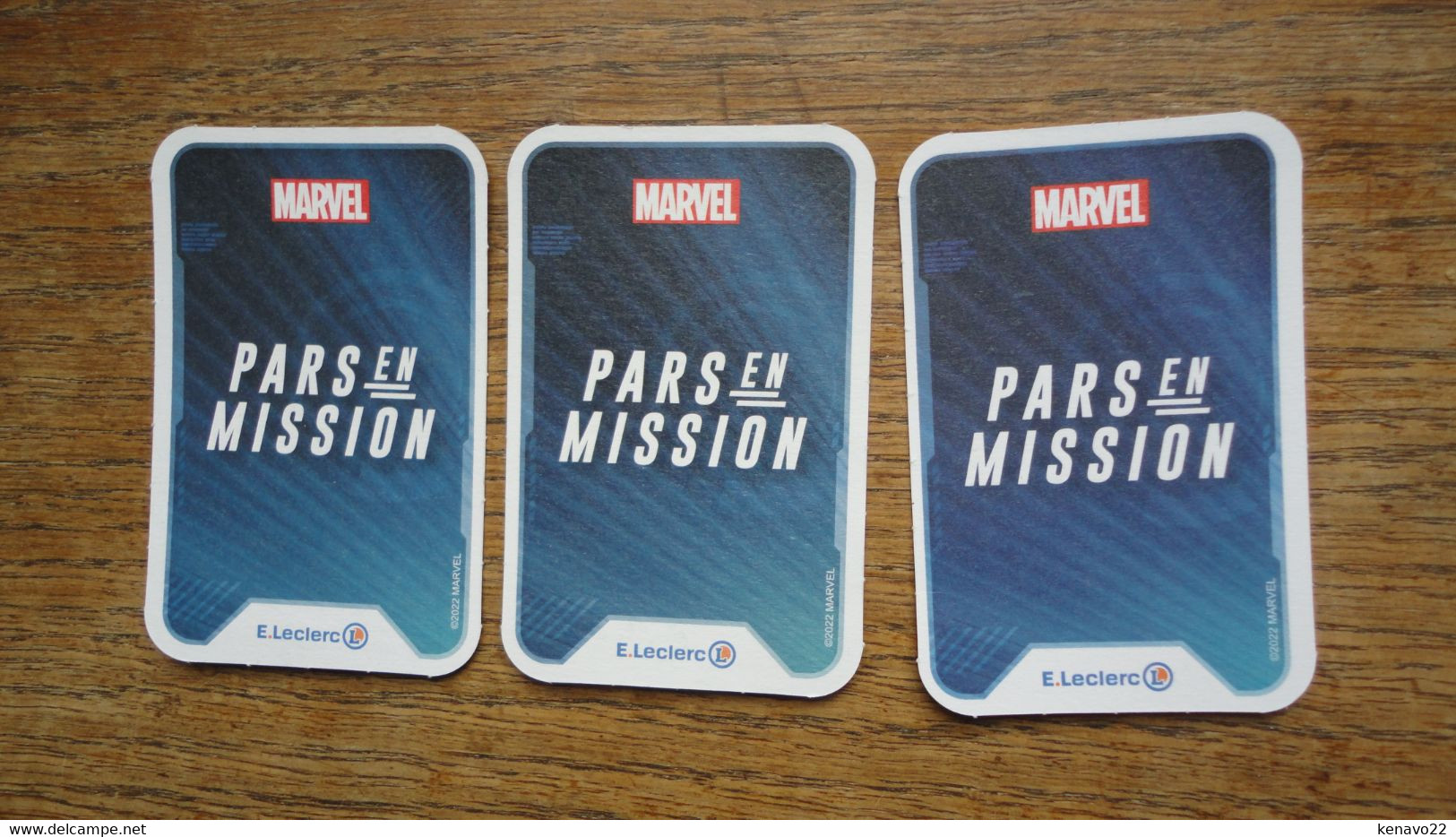 3 Cartes De Collection Marvel " Spécial La Groot Et Captain Marvel " - Marvel