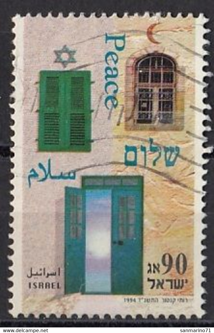 ISRAEL 1309,used,falc Hinged - Usati (senza Tab)