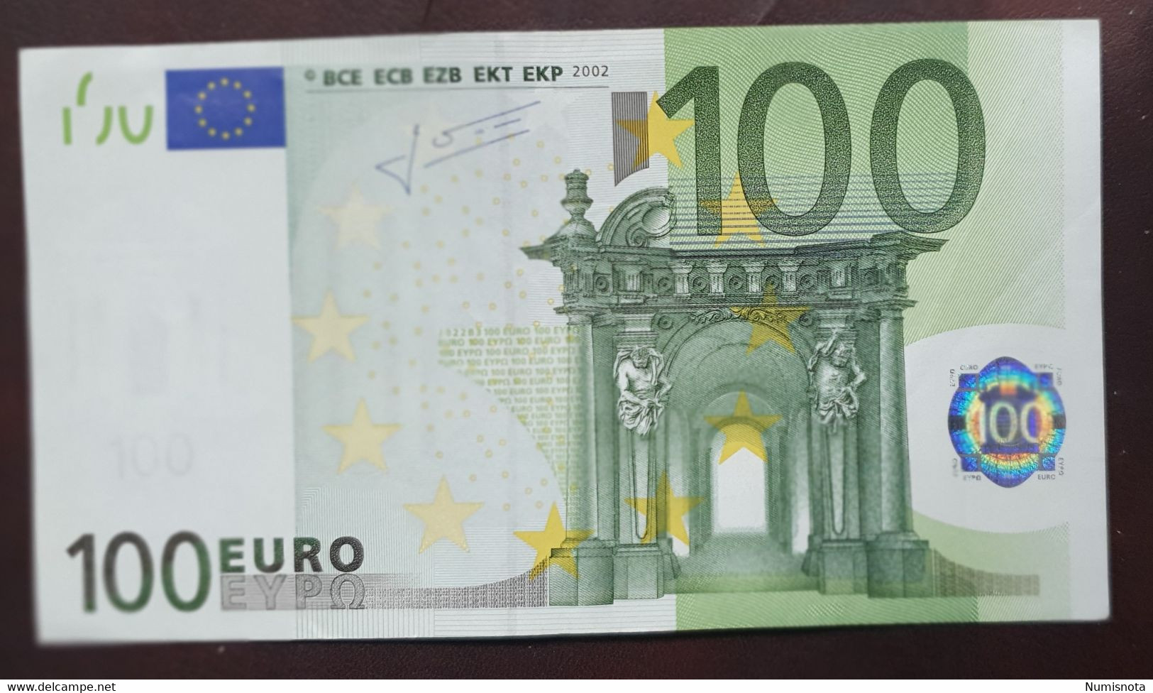 100 Euro 2002 J022 S Italy Trichet Circulated - 100 Euro
