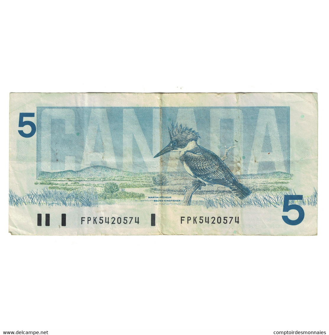 Billet, Canada, 5 Dollars, 1986, KM:95d, TTB - Canada