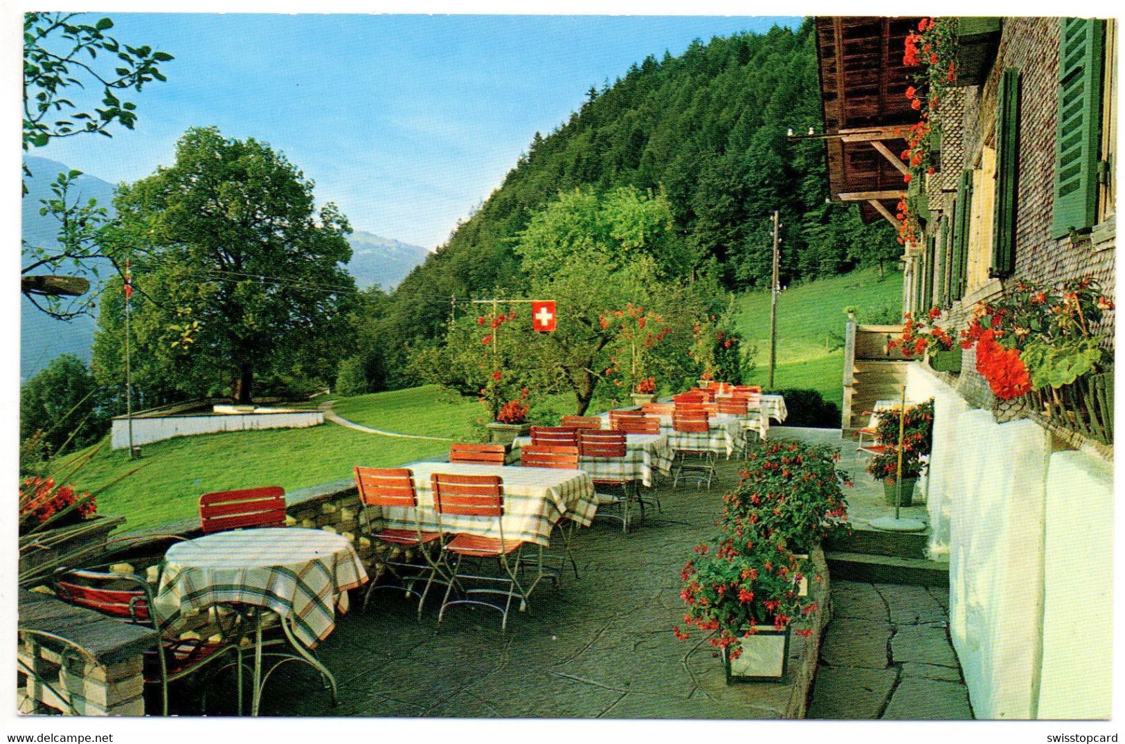 LEISSIGEN Terrasse Der Pension Finel - Leissigen