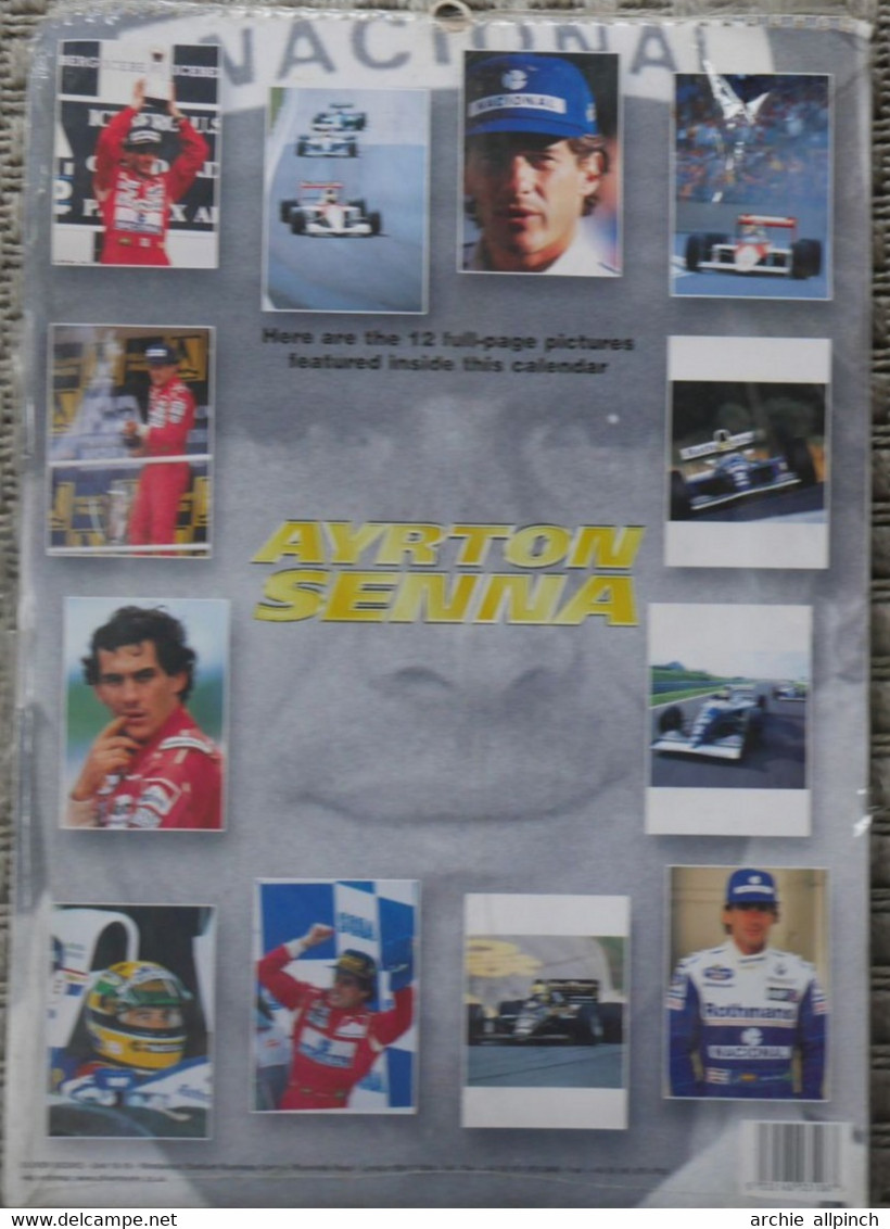 Calendrier 1999 Ayrton SENNA Vintage + Poster - Automobile - F1
