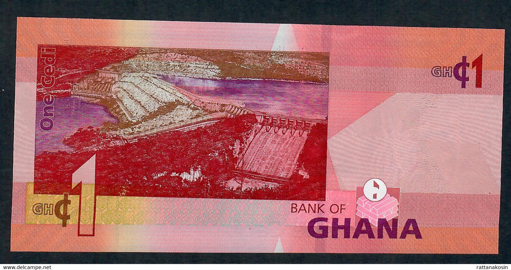 GHANA  NLP 1 CEDI 2019  #JQ       UNC. - Ghana
