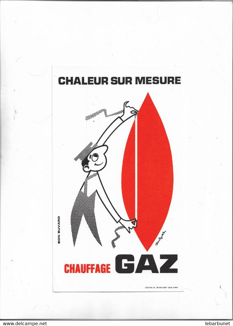 Buvard Ancien Chauffage Gaz (chaleur Sur Mesure) - Elektrizität & Gas