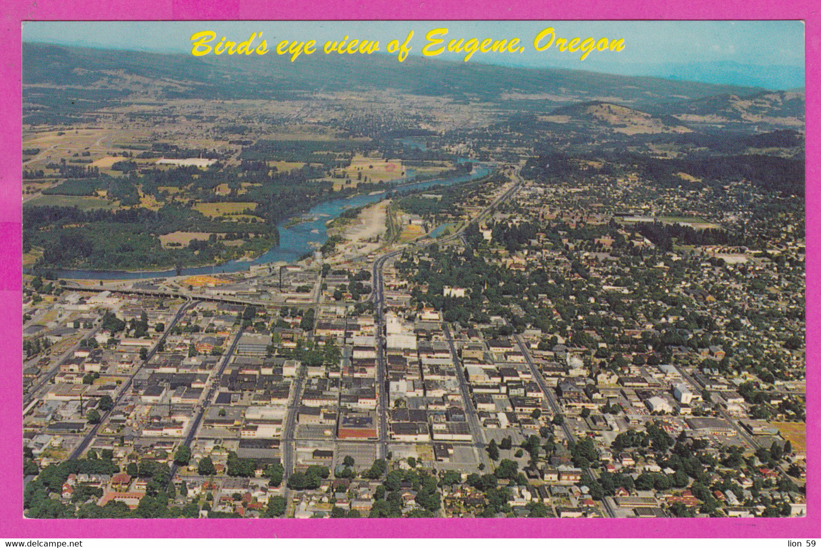 289110 / United States - Eugene , Oregon - Aerial View Vue Aerienne Luftaufnahme University "Ducks" PC USA Etats-Unis - Eugene