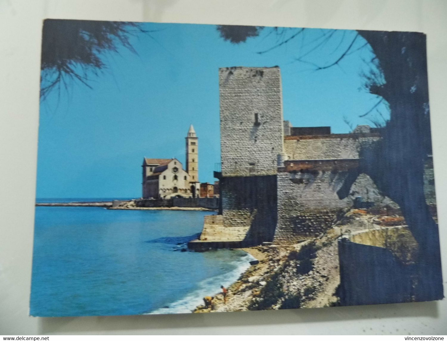 Cartolina "TRANI Castello Svevo E Duomo" - Trani