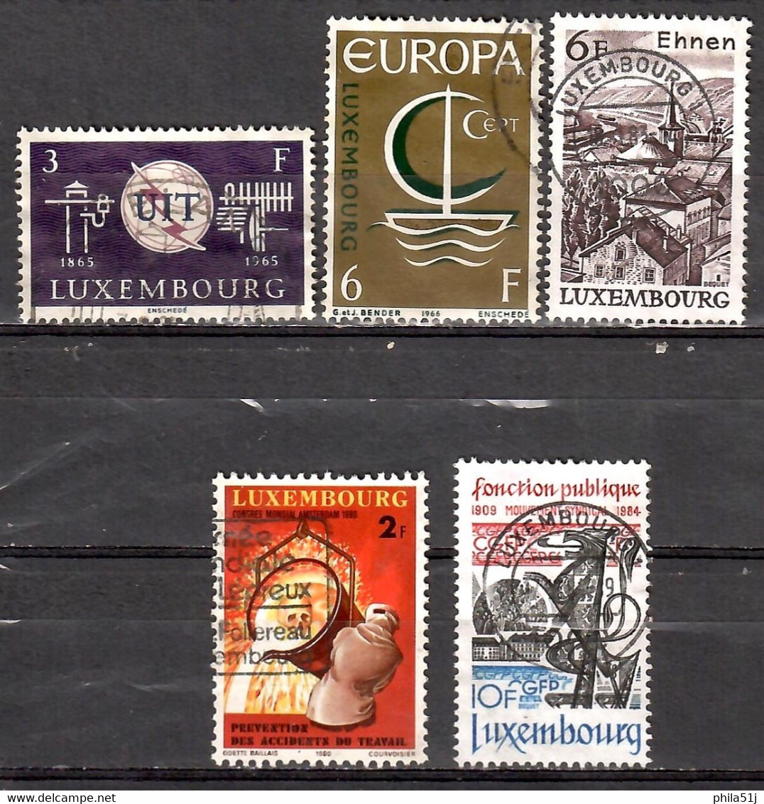 LUXEMBOURG ---N° 669/685/898/962/1042   ---OBL VOIR SCAN - Sonstige & Ohne Zuordnung