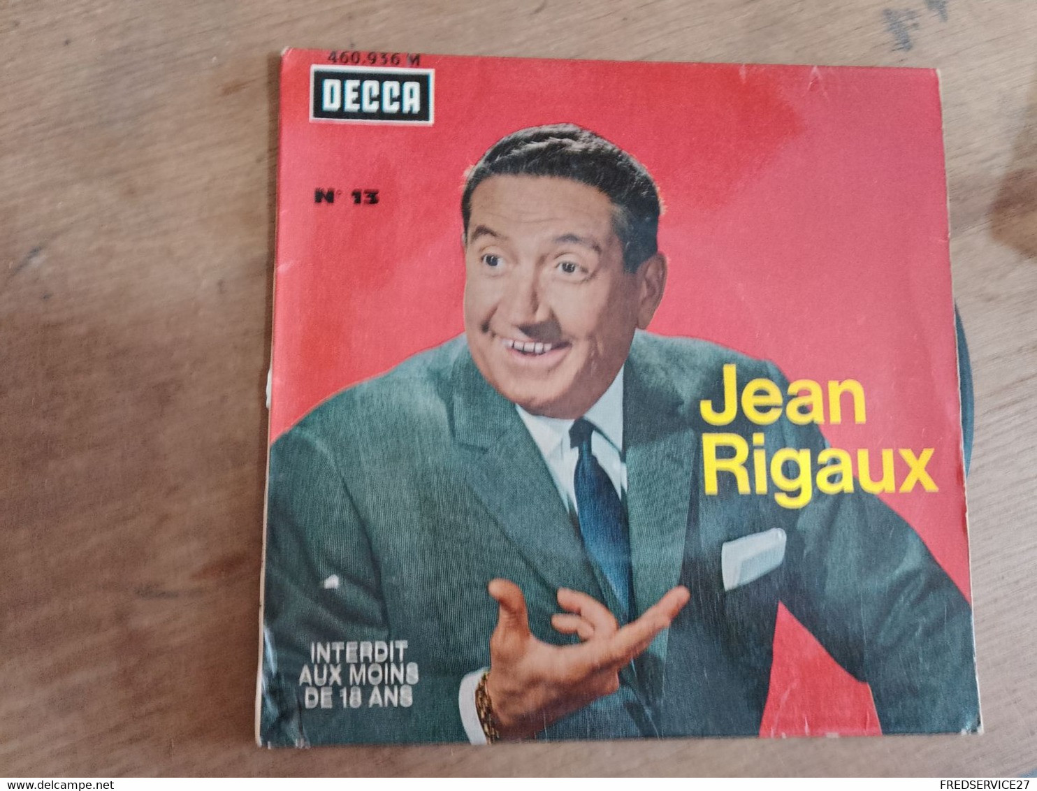 78 //  JEAN RIGAUX / INTERDIT AUX MOINS DE 18 ANS - Humor, Cabaret