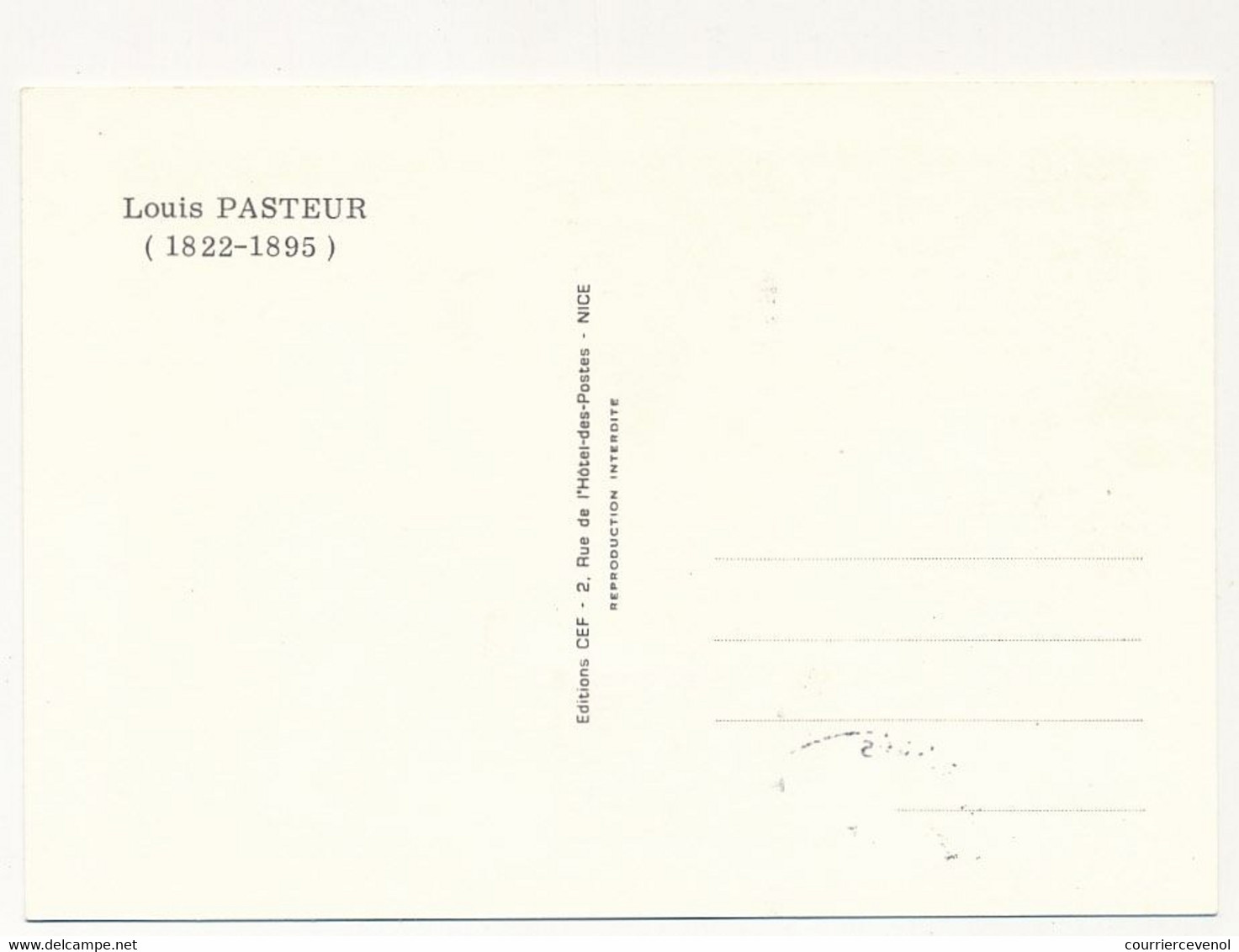 FRANCE - Carte Maximum - 0,50 + 0,10 Louis Pasteur - Obl Premier Jour PARIS 6/10/1973 - 1970-1979