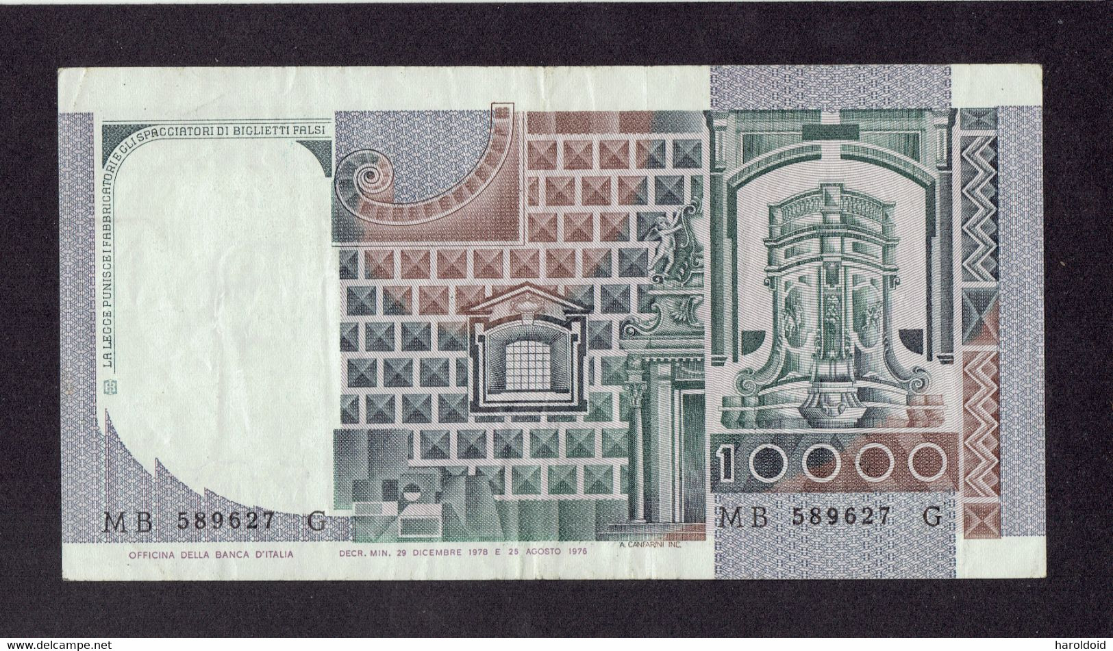 ITALIE - 10000 LIRE - TTB - 10000 Lire