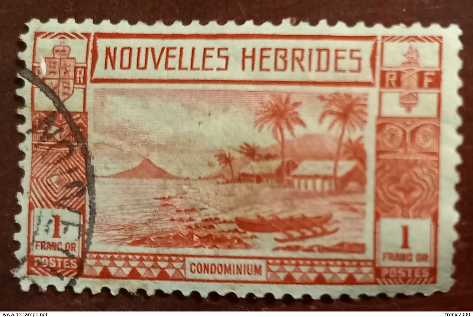 TC 054 - Timbre Nouvelles Hébrides N° 120 Oblitéeé - Used Stamps