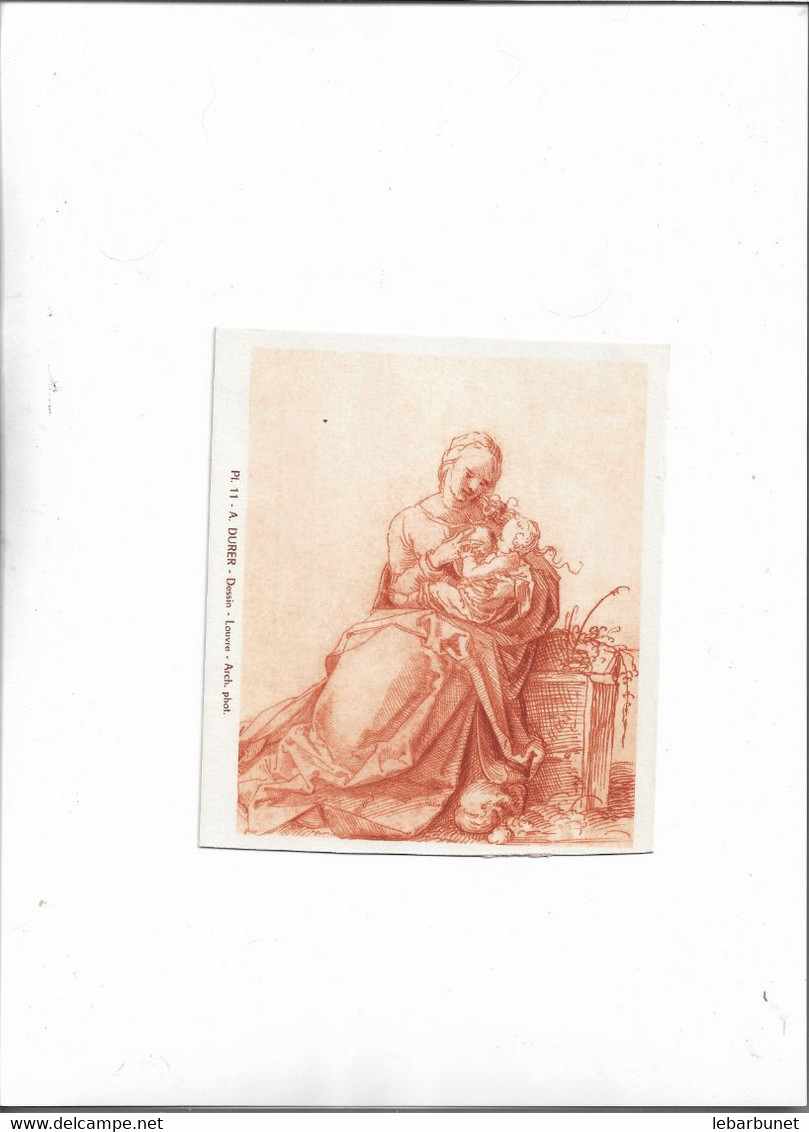 Buvard Ancien A.Durer Dessin   Photo Arch.. Pl 11 - D