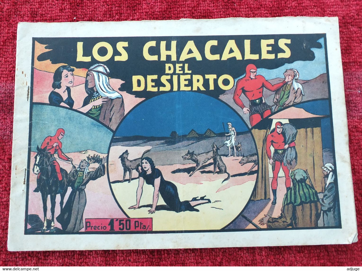 EL HOMBRE ENMASCARADO Nº 20. LOS CHACALES DEL DESIERTO. Hispano  Americana De Ediciones , Barcelona ** TOP !! - Frühe Comics