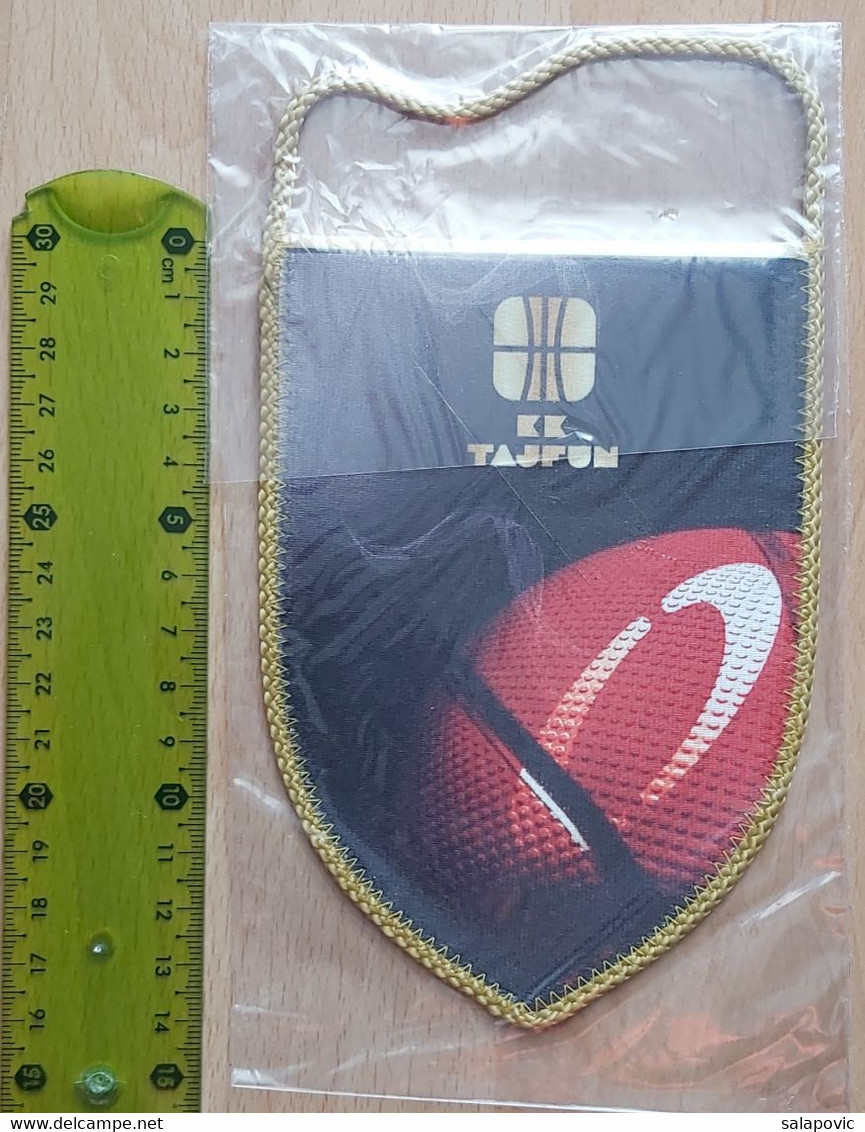 KK TAJFUN SENTJUR Slovenia Basketball Club  PENNANT, SPORTS FLAG ZS 5/8 - Abbigliamento, Souvenirs & Varie