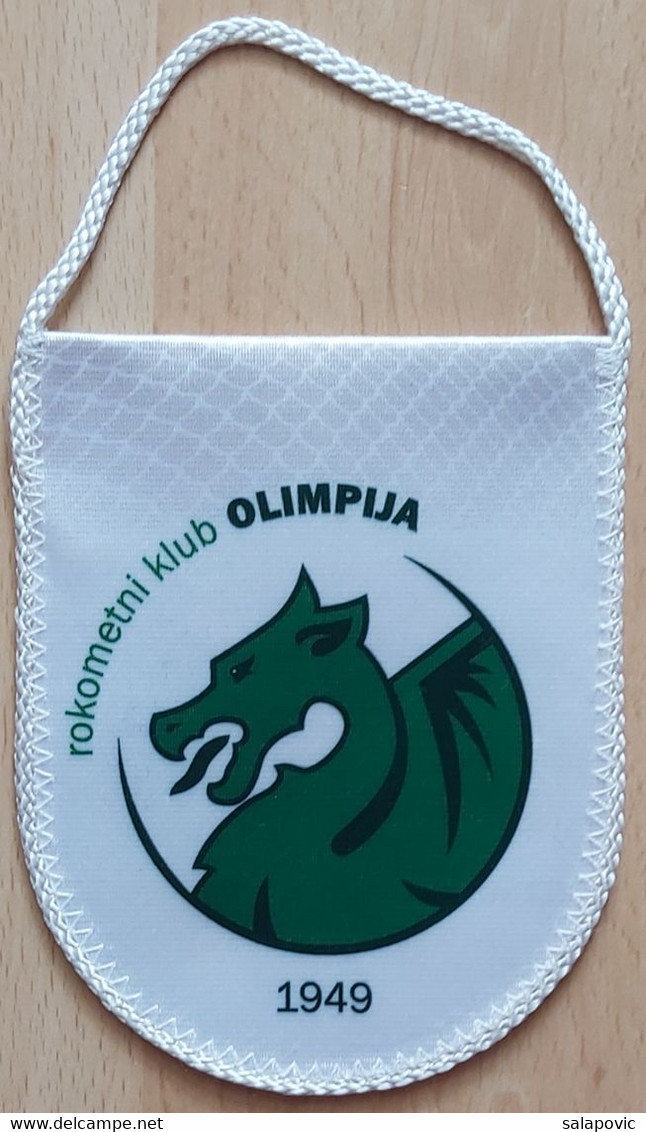 RK Olimpija Ljubljana Slovenia Handball Club  PENNANT, SPORTS FLAG ZS 5/9 - Handbal