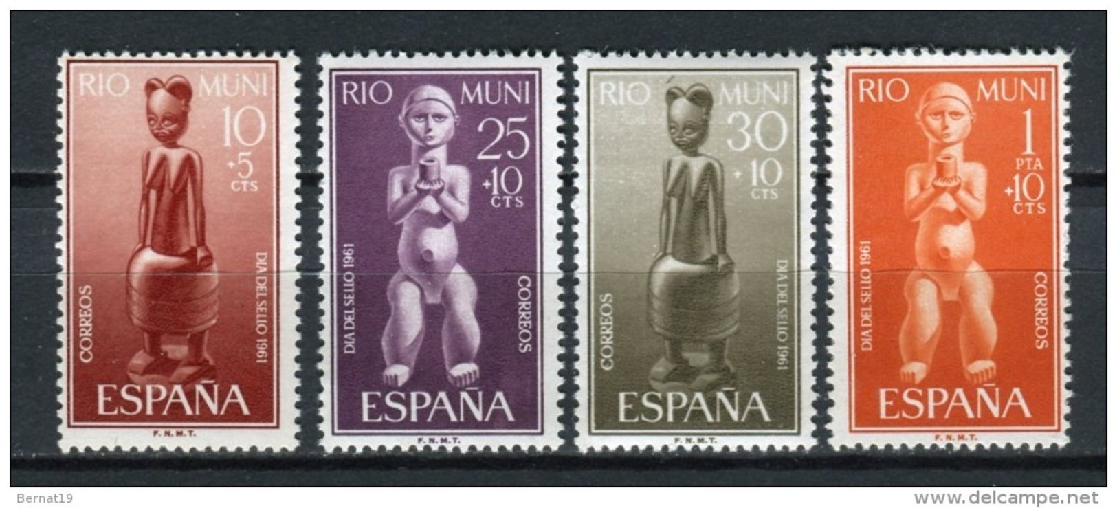 Rio Muni 1961. Edifil 25-28 ** MNH. - Rio Muni