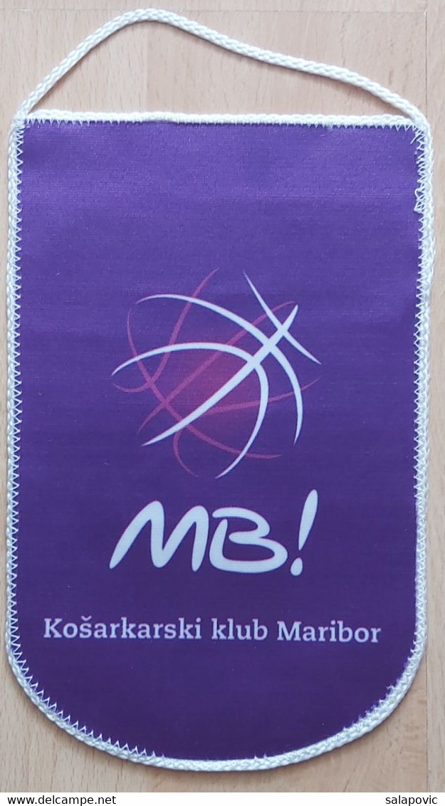 KK Maribor Slovenia Basketball Club Maribor Club  PENNANT, SPORTS FLAG ZS 5/9 - Kleding, Souvenirs & Andere