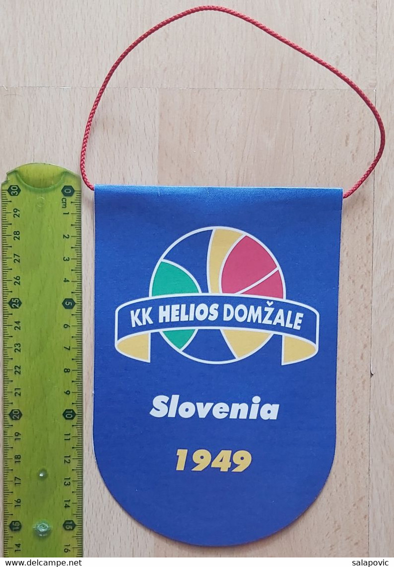 KK Helios Domžale Slovenia Basketball Club  PENNANT, SPORTS FLAG ZS 5/10 - Bekleidung, Souvenirs Und Sonstige