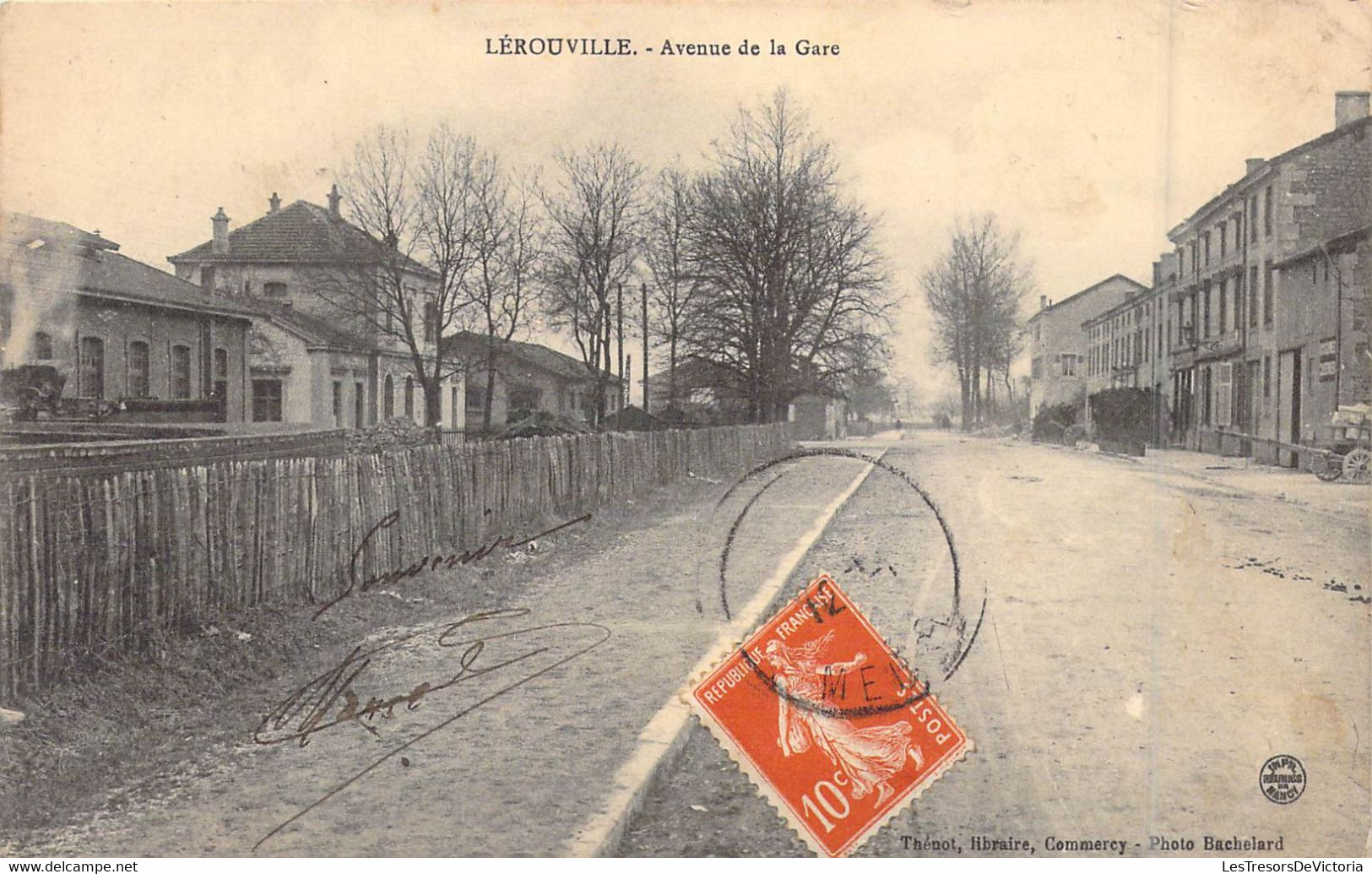 FRANCE - 55 - Lérouville - Avenue De La Gare - Editeur : Bachelard - Carte Postale Ancienne - Lerouville