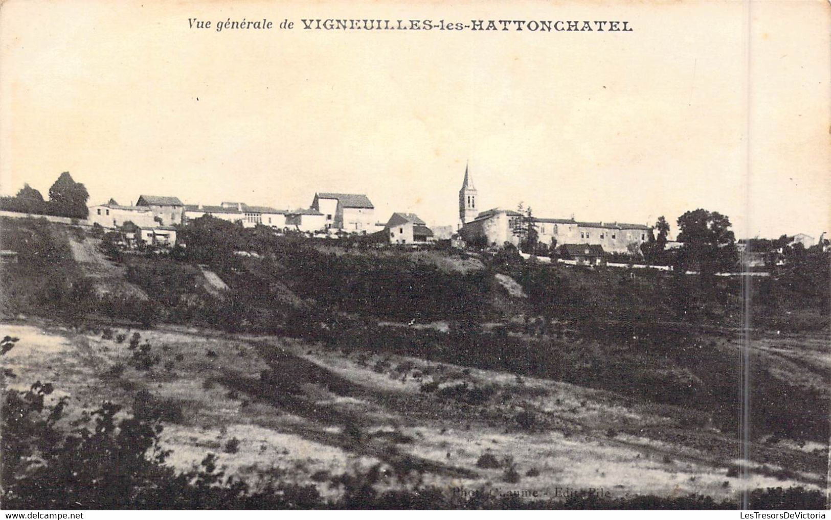 FRANCE - 55 - Vigneulles-Lès-Hattonchâtel - Vue Générale - Carte Postale Ancienne - Vigneulles Les Hattonchatel