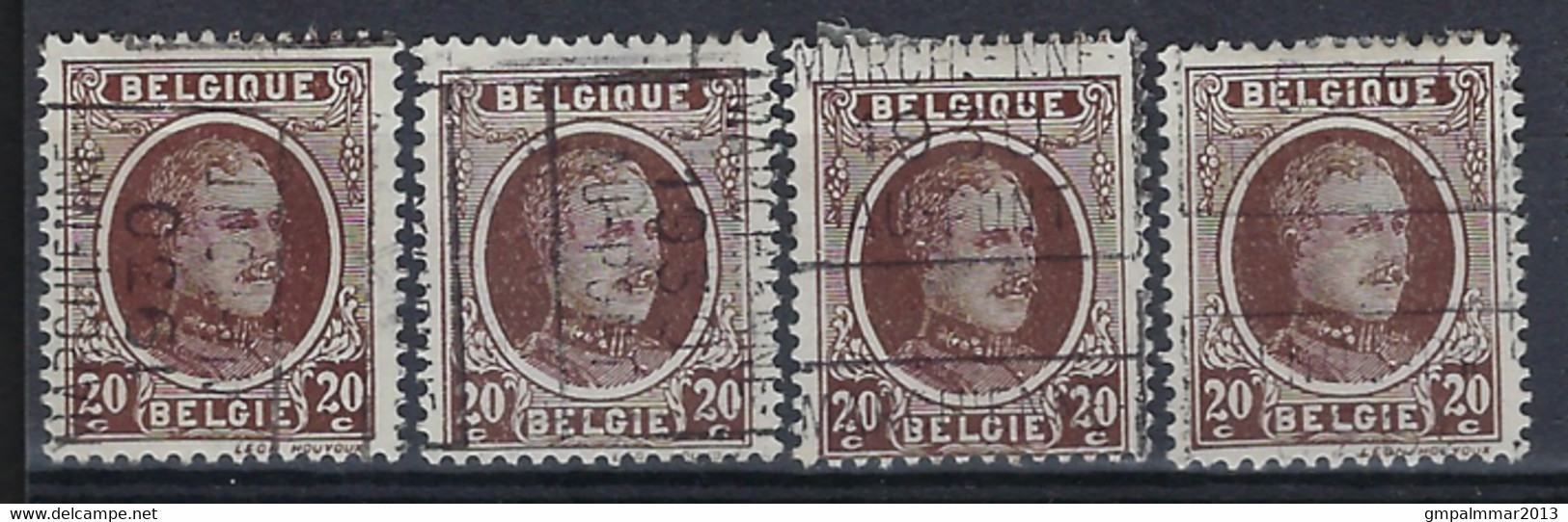 Houyoux Nr. 196 Voorafgestempeld Nr. 5509 A + B + C + D   MARCHIENNE - AU - PONT 1930 ; Staat Zie Scan ! - Rolstempels 1930-..
