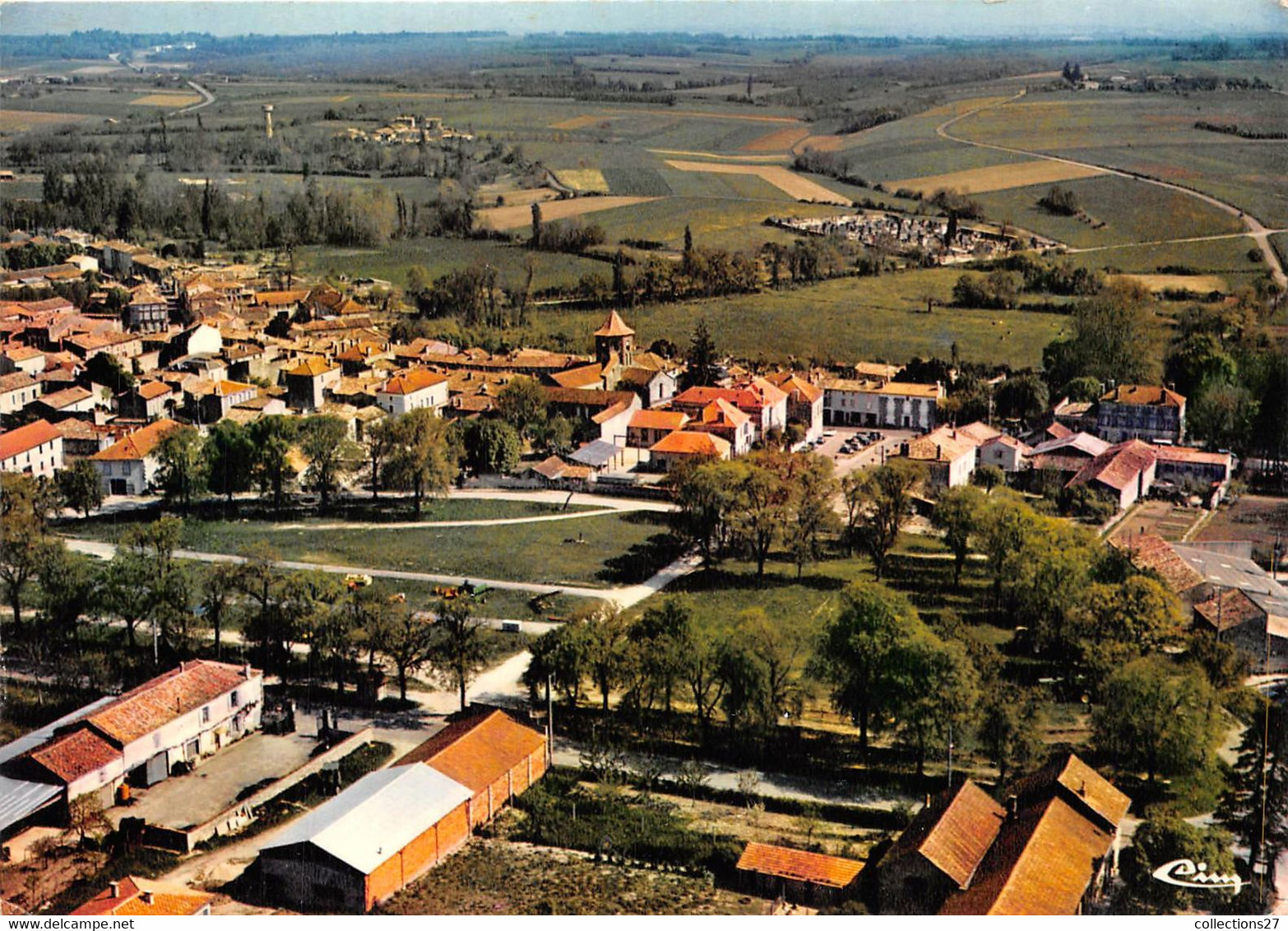 16-ROUILLAC- VUE AERIENNE LE CHAMP DE FOIRE - Rouillac