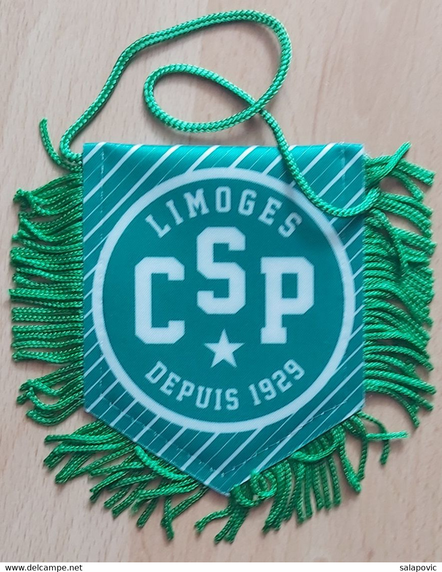 CSP LIMOGES France Basketball Club  PENNANT, SPORTS FLAG ZS 5/10 - Habillement, Souvenirs & Autres