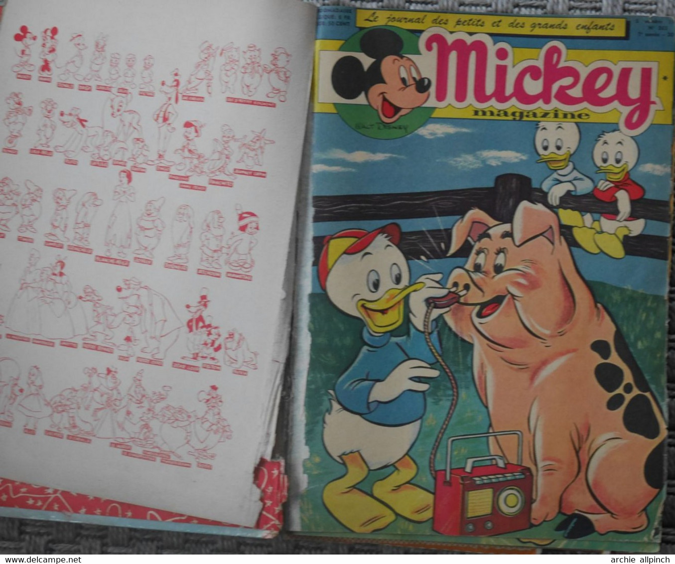 Mickey Magazine, Album Semestriel N° 15, 1957 - 1958 - Mickey Parade