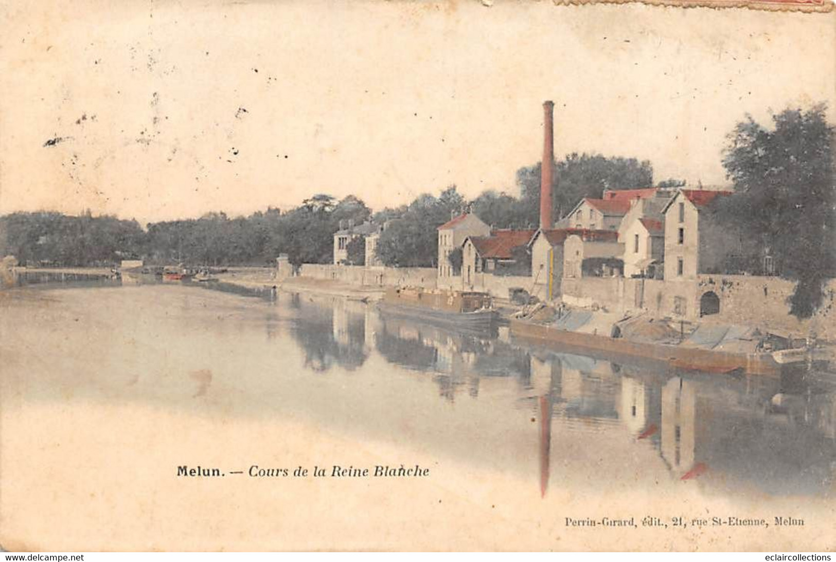 Melun           77            Cour De La Reine Blanche  . Vignette Concours De Musique 1904      (voir Scan) - Melun