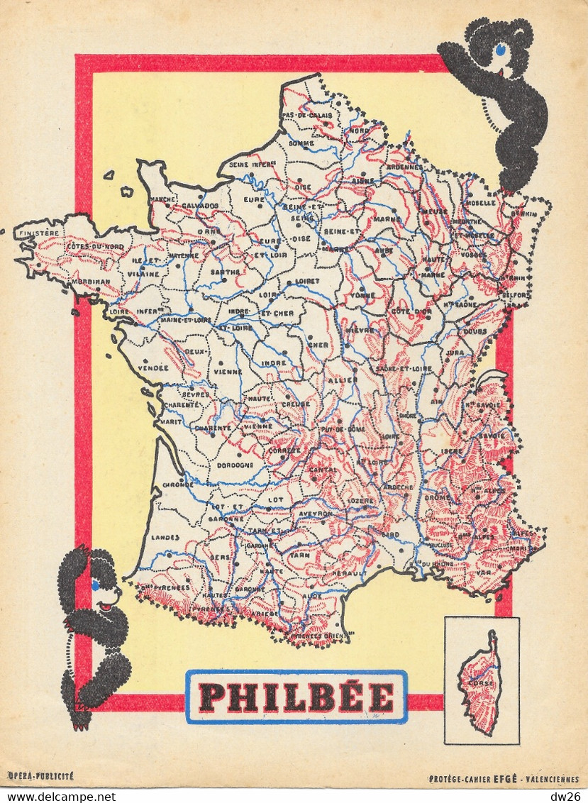 Protège Cahier - Le Bon Pain D'épice De Dijon Philbée - Nounours - Protège-cahiers