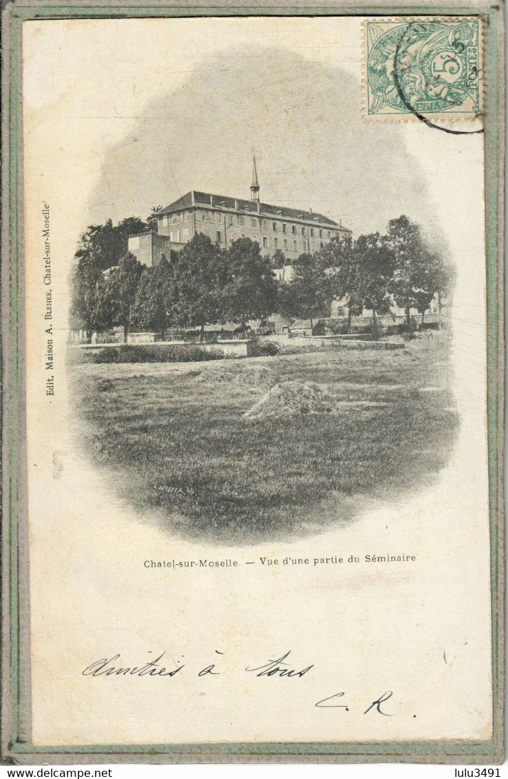 CPA (88) CHATEL-sur-MOSELLE - Aspect Des Abords Du Séminaire En 1900 - Chatel Sur Moselle