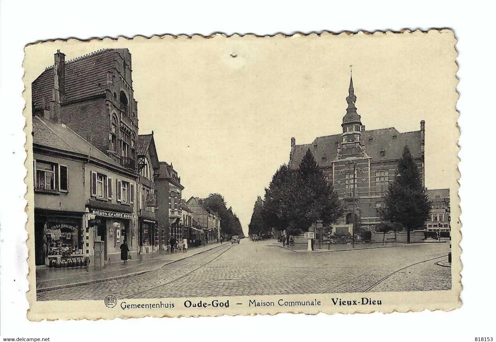 Mortsel  Oude-God   Gemeentehuis - Maison Communale  Vieux-Dieu (toestand Zie Scan) - Mortsel