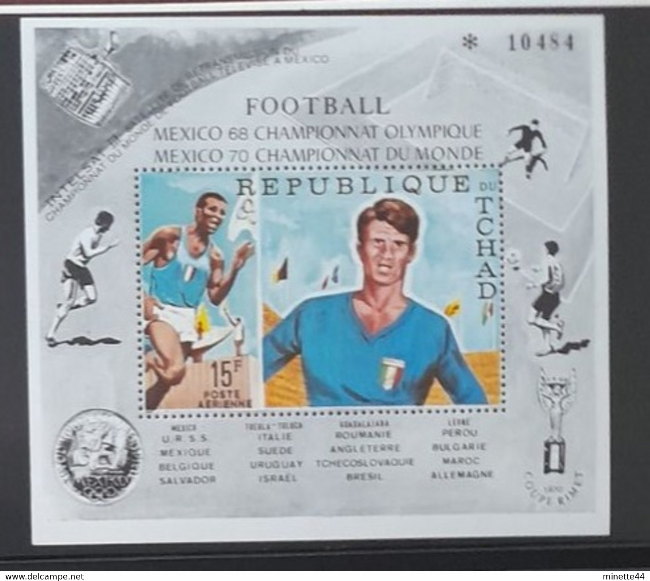 MEXIQUE MEXICO 1970 MNH** TCHAD   FOOTBALL FUSSBALL SOCCER CALCIO VOETBAL FUTBOL FUTEBOL FOOT FOTBAL - 1970 – Mexico