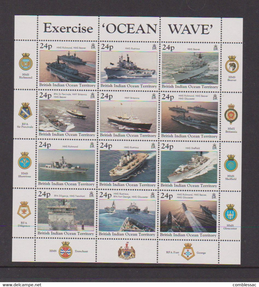 BRITISH  INDIAN  OCEAN  TERRITORY    1997    Sheetlet    MNH - Britisches Territorium Im Indischen Ozean