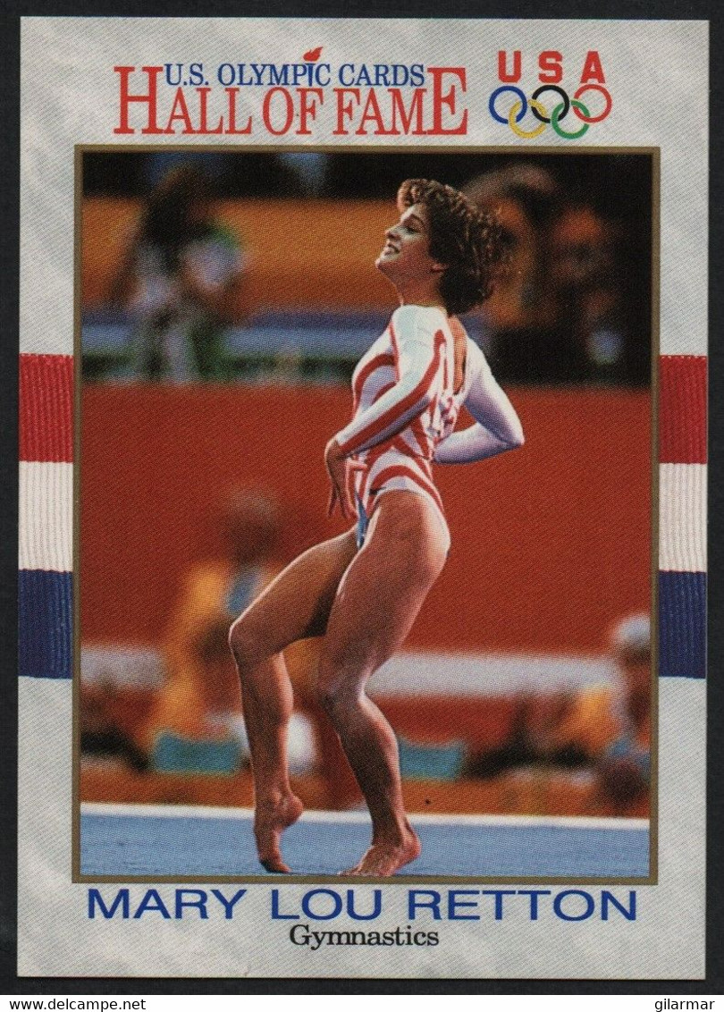 UNITED STATES - U.S. OLYMPIC CARDS HALL OF FAME - GYMNASTICS - MARY LOU RETTON - # 27 - Trading Cards