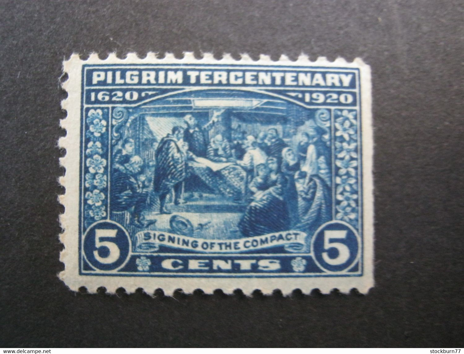 USA , 20 Cent Pilgrim  , Marke Ungestempelt Mit Falz , MLH - Unused Stamps