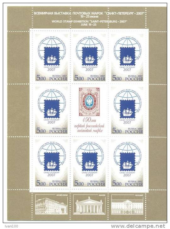2007. Russia, International Philatelic Exhibition, St. Petersburg, Sheetlet, Mint/** - Unused Stamps
