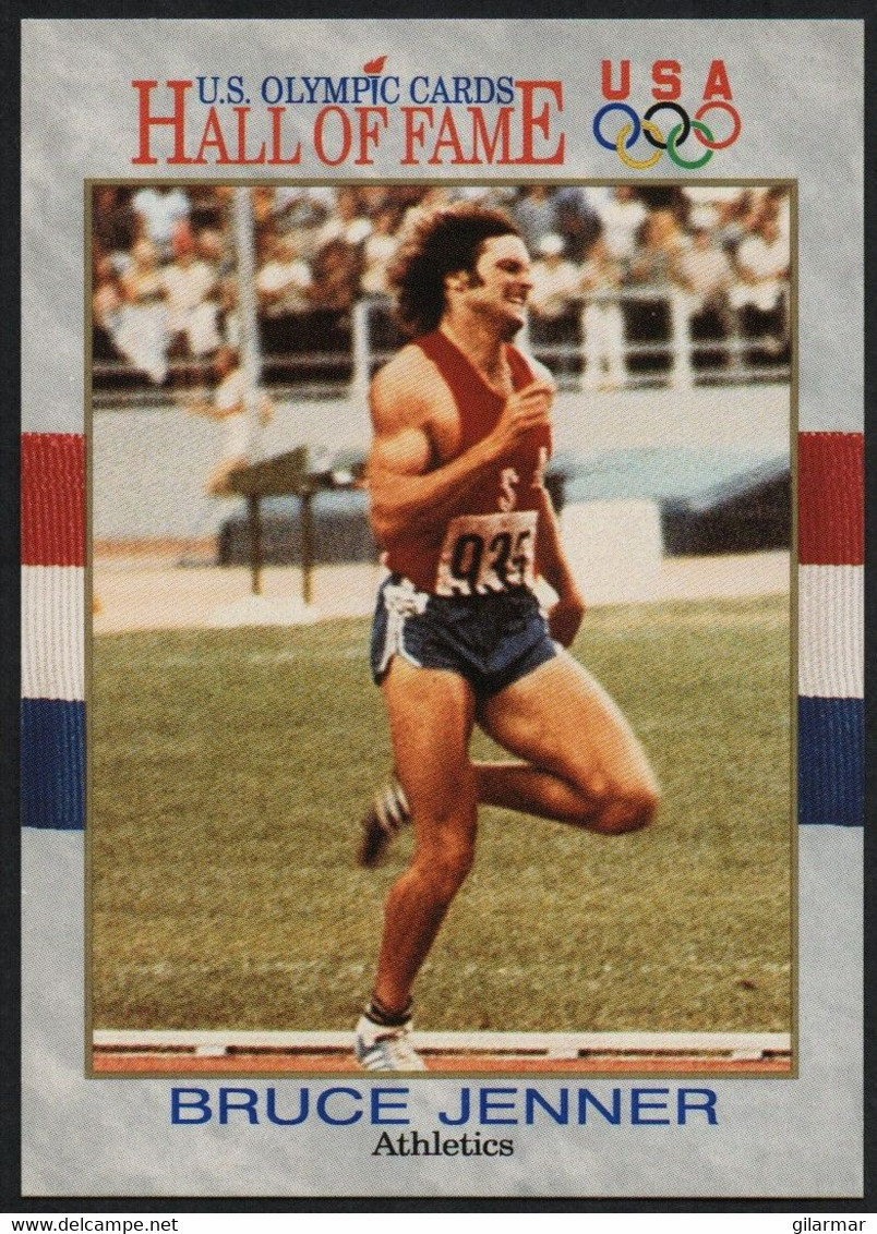 UNITED STATES - U.S. OLYMPIC CARDS HALL OF FAME - ATHLETICS - BRUCE JENNER - DECATHLON - # 33 - Trading-Karten