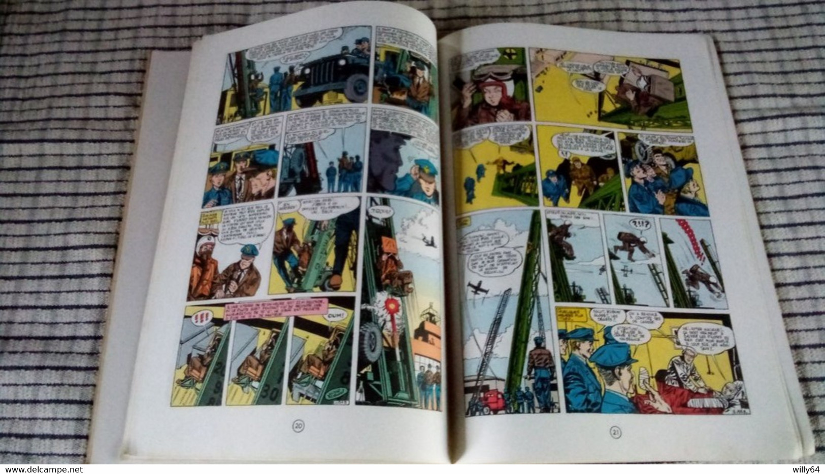 LES AVENTURES DE BUCK DANNY  N°10   " Pilotes D'Essai "   1977  DUPUIS   BD SOUPLE  TBE - Buck Danny