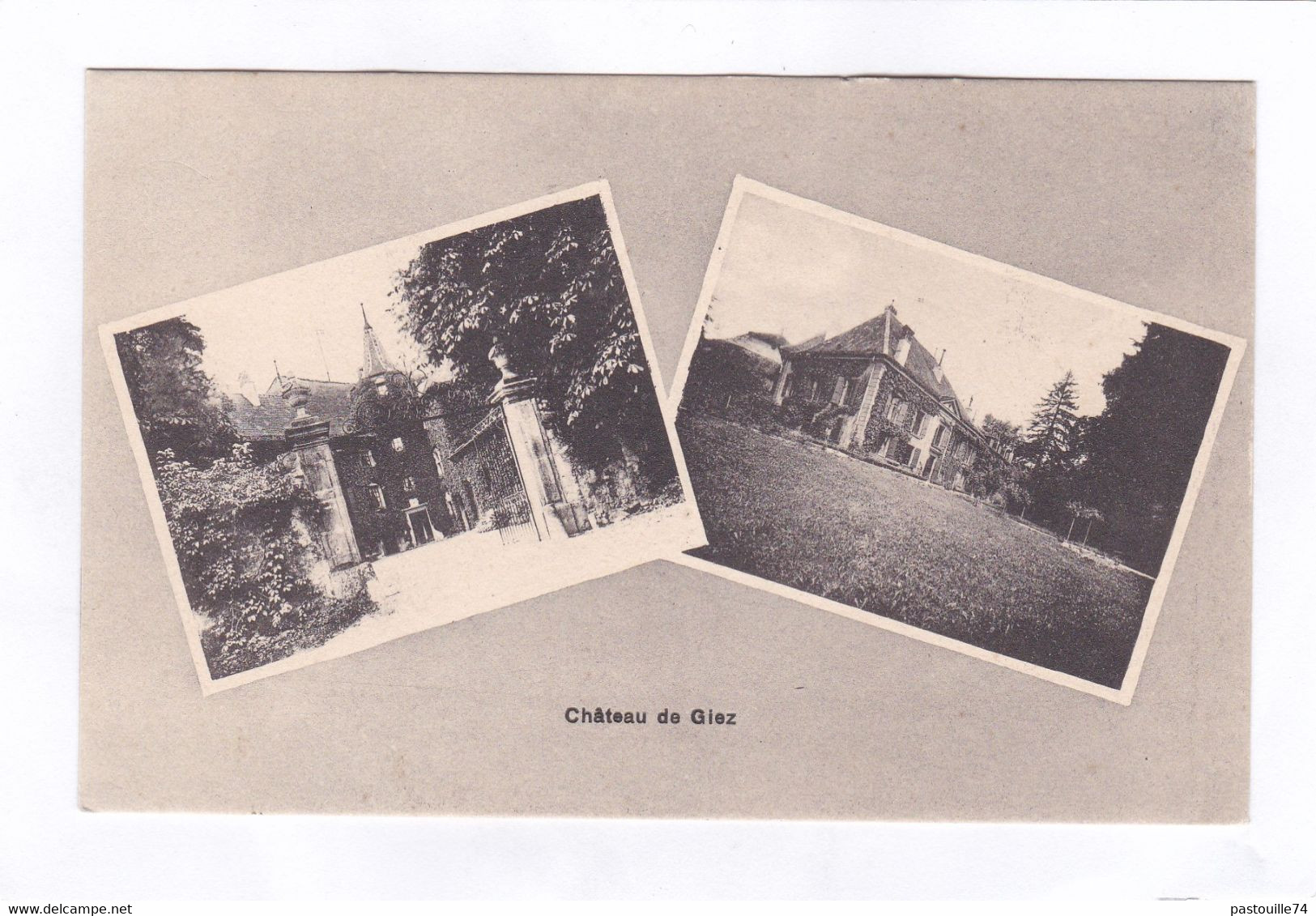 CPA   -  Château  De  Giez - Giez