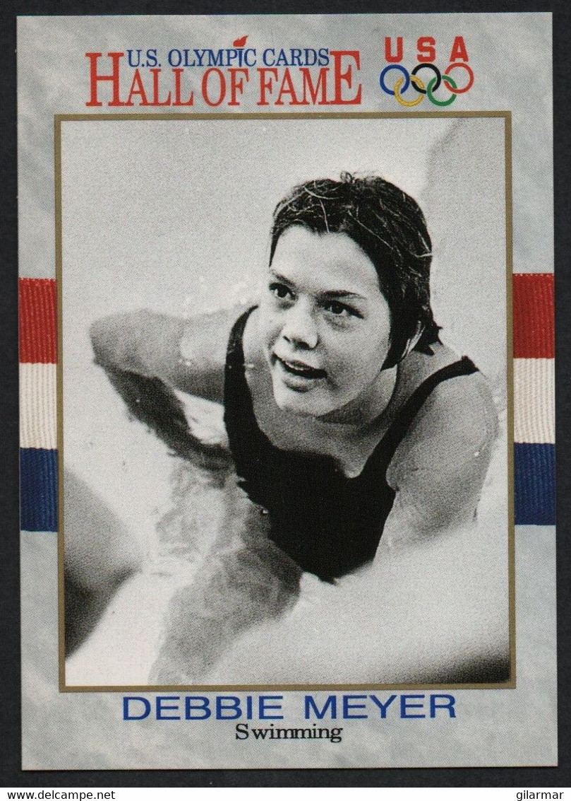 UNITED STATES - U.S. OLYMPIC CARDS HALL OF FAME - SWIMMING - DEBBIE MEYER - FREESTYLE - # 34 - Trading Cards