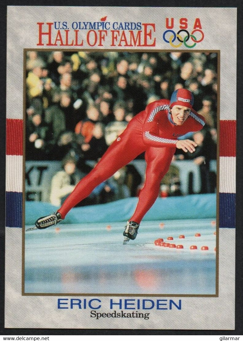 UNITED STATES - U.S. OLYMPIC CARDS HALL OF FAME - SPEEDSKATING - ERIC HEIDEN - # 36 - Trading Cards