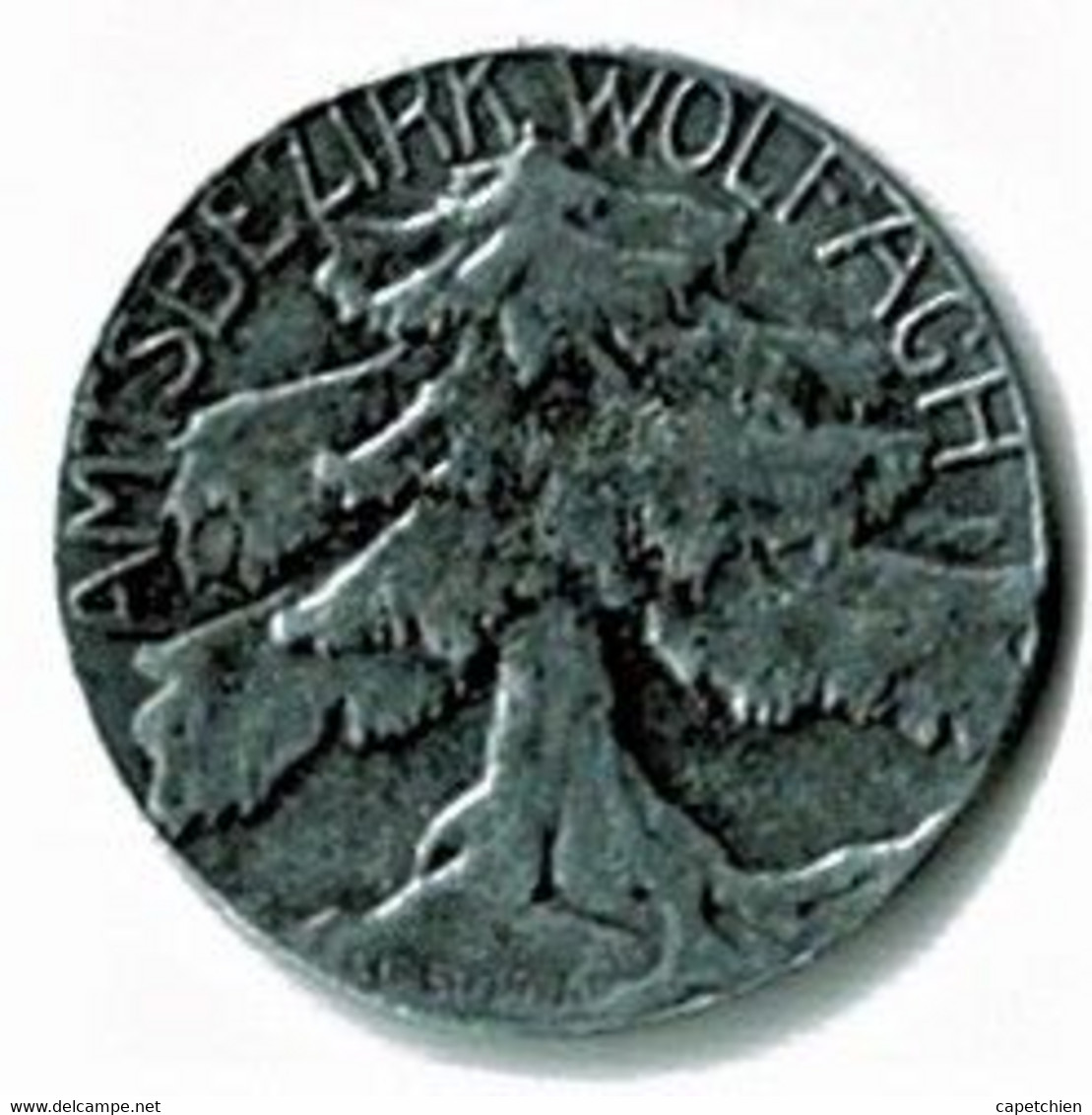 ALLEMAGNE / NECESSITE /  / AMTSBEZIRK WOLFACH /10 PFENNIG / 1919 / ZINC / 19.1 1mm / ETAT TTB / 610.1 - Monétaires/De Nécessité