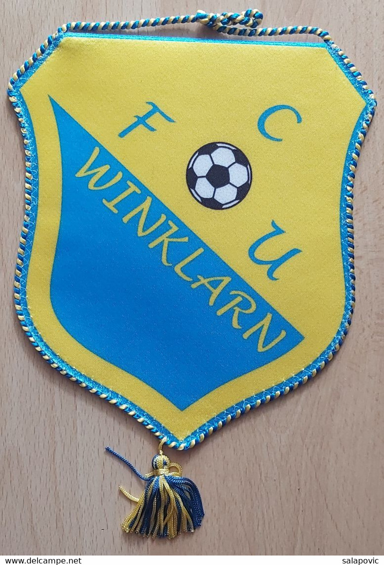 FCU Winklarn Austria Football Club soccer Fussball Calcio Futbol Futebol  PENNANT, SPORTS FLAG ZS 5/14 - Habillement, Souvenirs & Autres