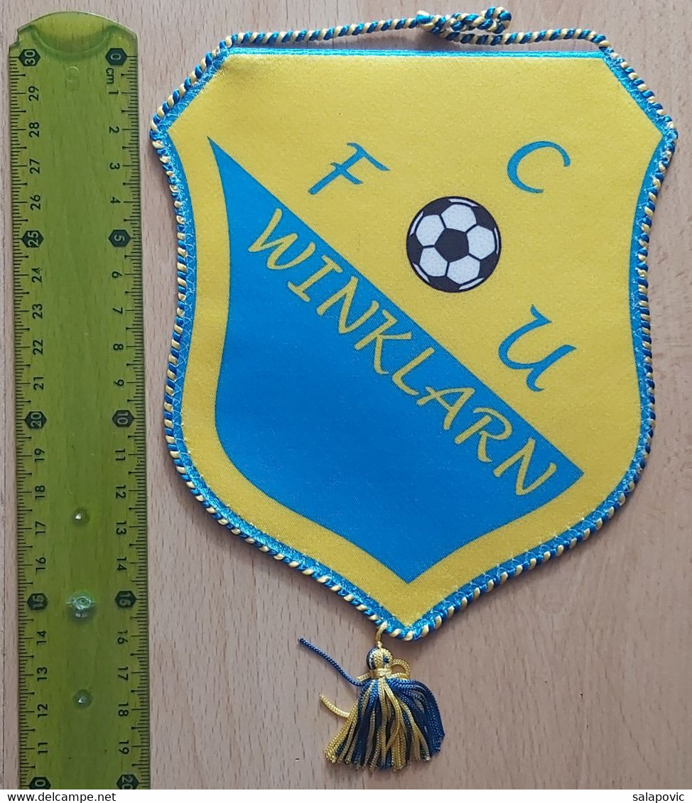 FCU Winklarn Austria Football Club soccer Fussball Calcio Futbol Futebol  PENNANT, SPORTS FLAG ZS 5/14 - Habillement, Souvenirs & Autres