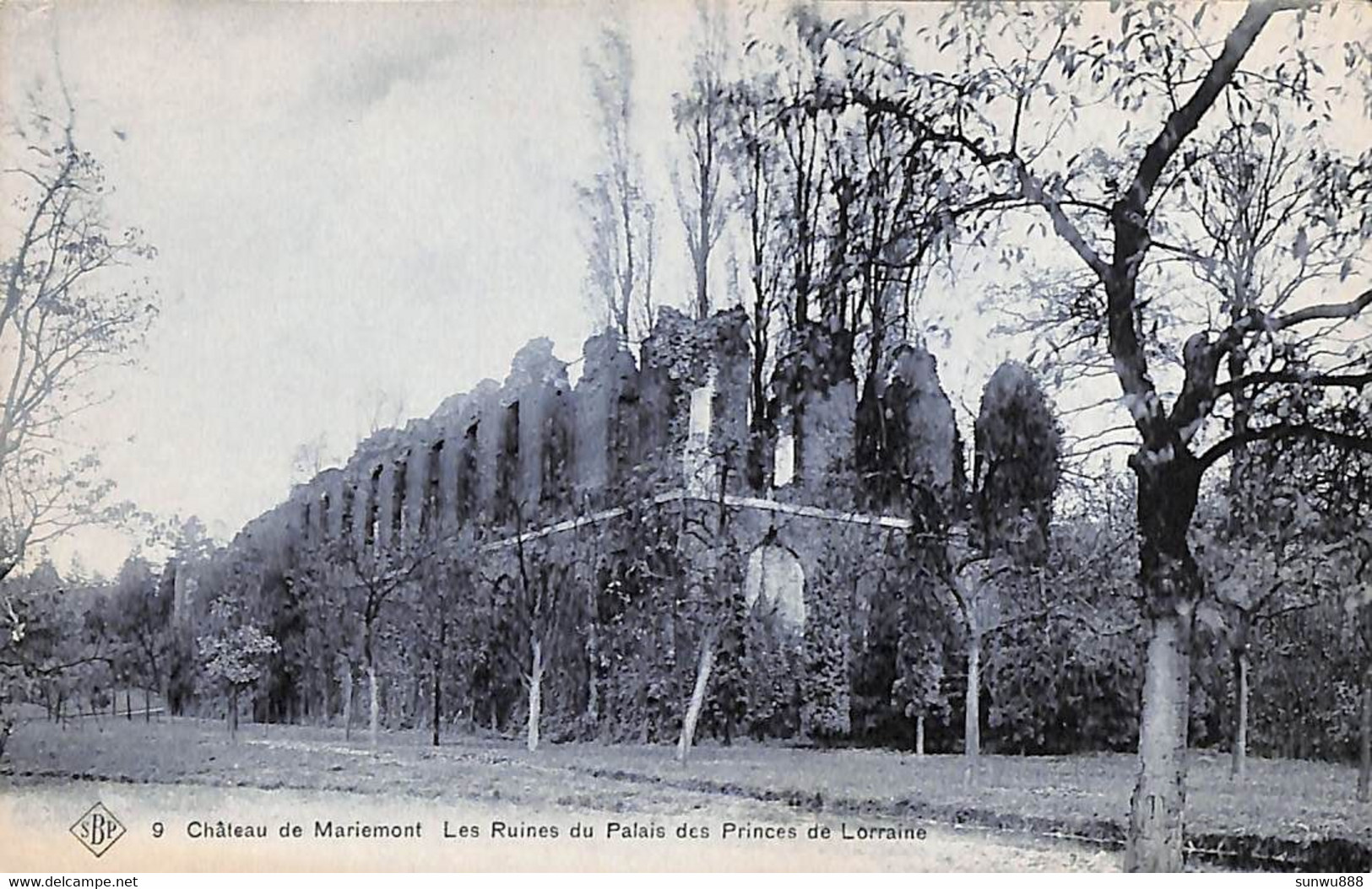 Château De Mariemont - Les Ruines Du Palais Des Princes De Lorraine (n° 9 SBP) - Morlanwelz