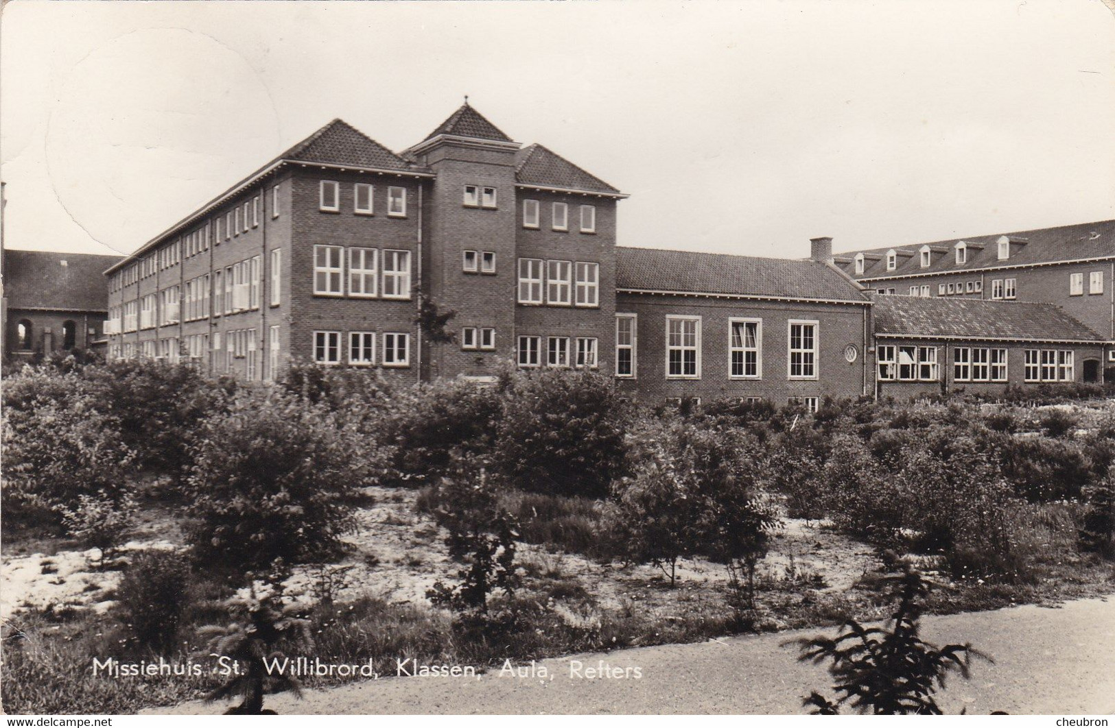 PAYS BAS.  ST WILLIBRORD .MISSIEHUIS. KLASSEN AULA REFTERS. ANNEE 1958 + TEXTE - Laren (NH)